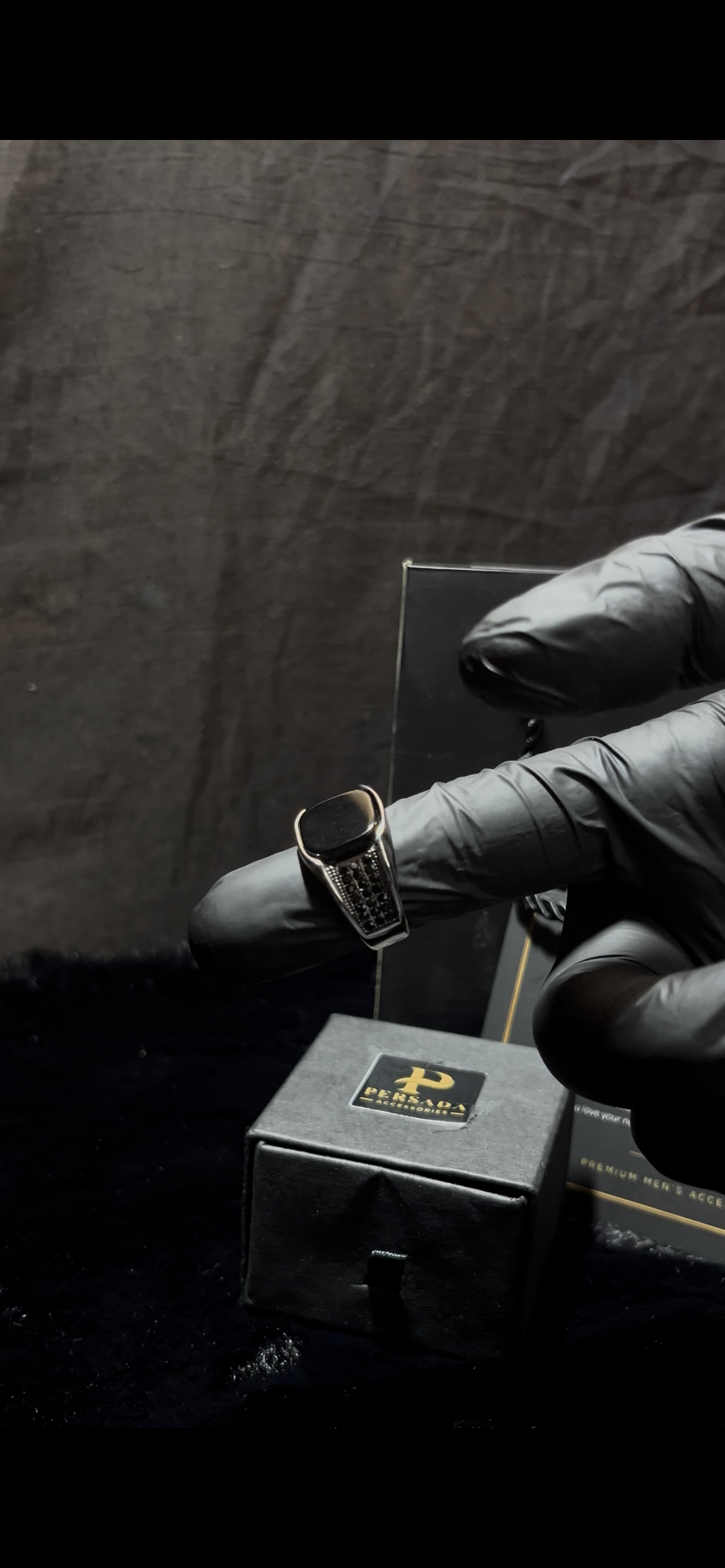 Persada Obsidian Elite™ Black Luxury Ring
