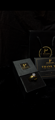 Luxury Men's Gold Statement Ring