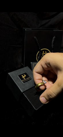 Luxury Men's Gold Statement Ring