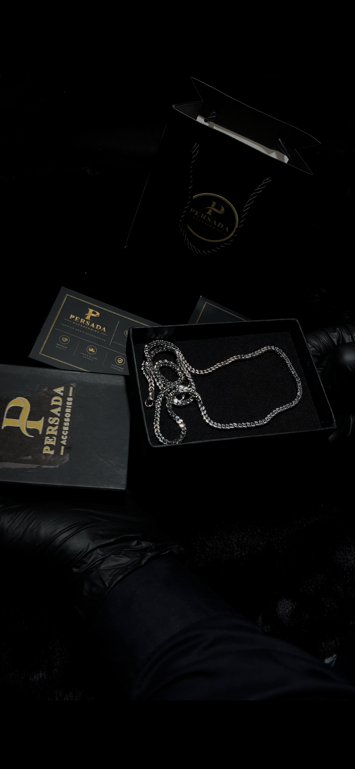 Persada Classic Silver Bead Chain