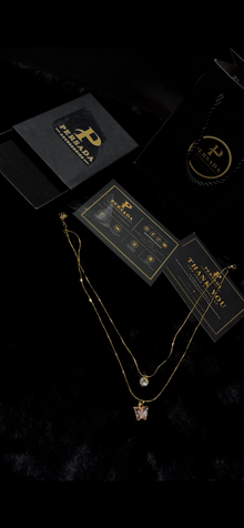 Luna Butterfly Layered Necklace