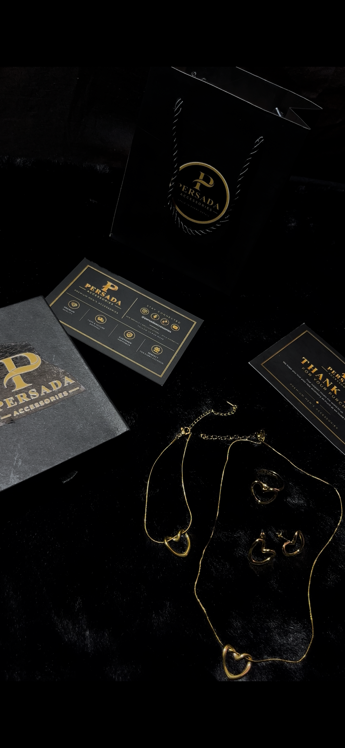 Amora Heart Jewellery Set
