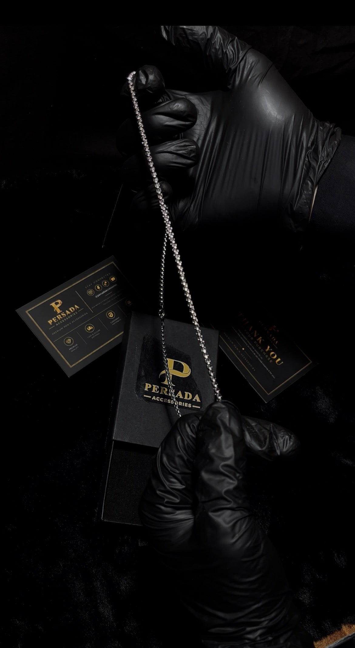 Persada Classic Silver Bead Chain