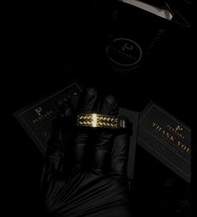 Men’s Black Greek Key Bracelet – Luxury Minimalist Wrist Accessory