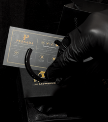 Persada Noir Arc Cuff Bracelet