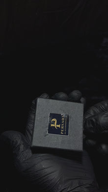 Persada Luxe Noir Gold Edge Ring
